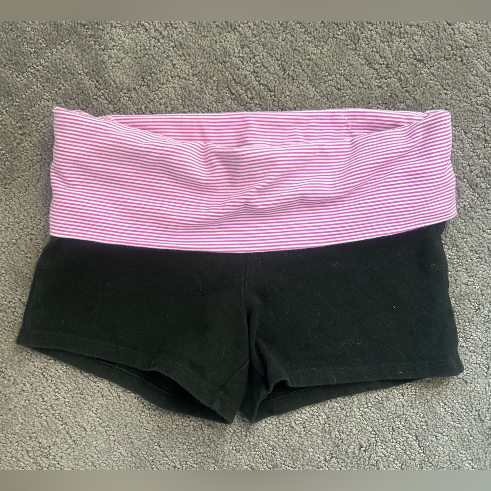 Victoria's Secret PINK Foldover Yoga Shorts | Y2K | Small - Picture 2 of 9